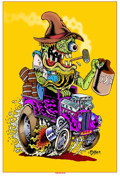 Jeff Gaither "Moonshine Runner" Limited Edition Art Print