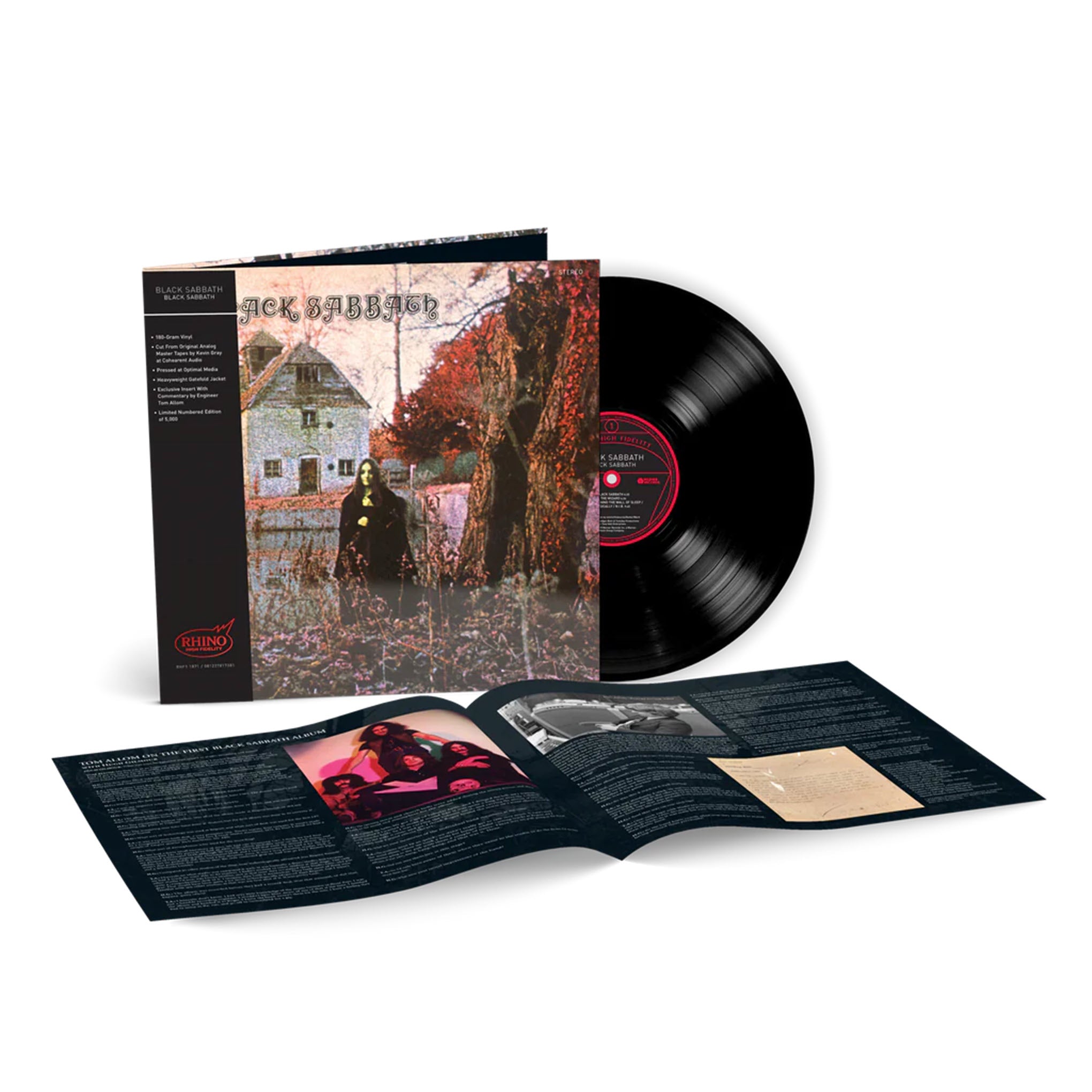 Black Sabbath - Black Sabbath Gatefold Vinyl LP 180g Rhino High Fidelity 2024 Edition