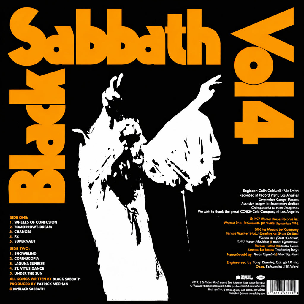 Black Sabbath – Vol. 4 Gatefold Vinyl 12" LP