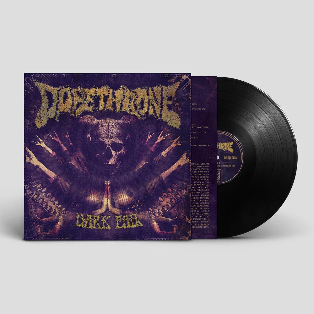 Dopethrone - Dark Foil Limited Edition Black Vinyl 12" Record - Import