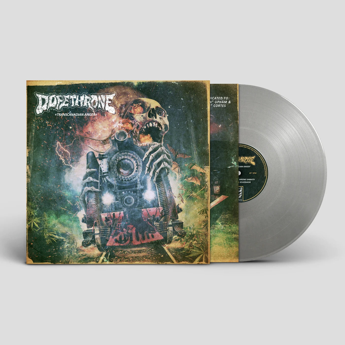 Dopethrone - Transcanadian Anger Silver Colored Vinyl 12" Record (Import)