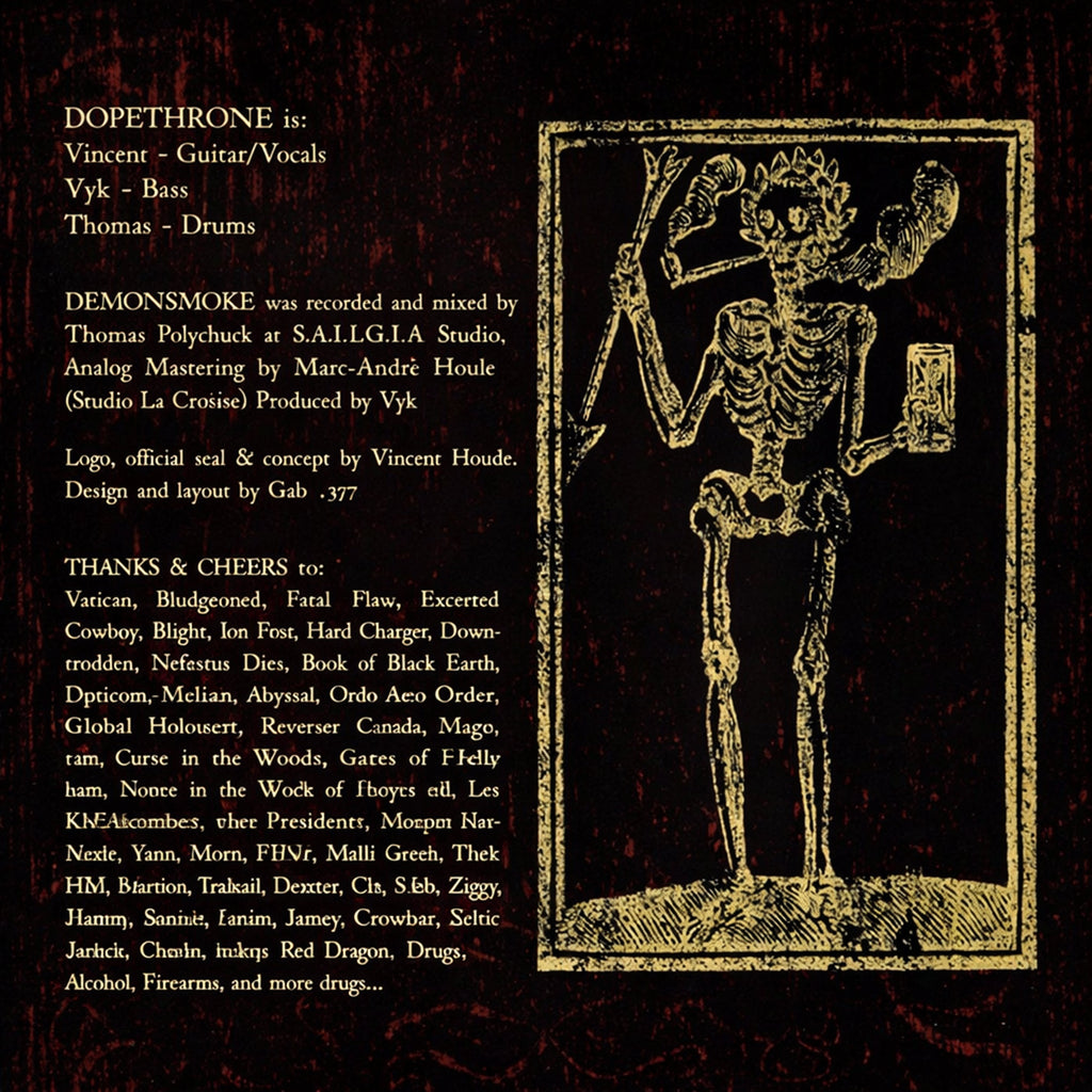Dopethrone - Demonsmoke | Limited Edition Colored Vinyl LP