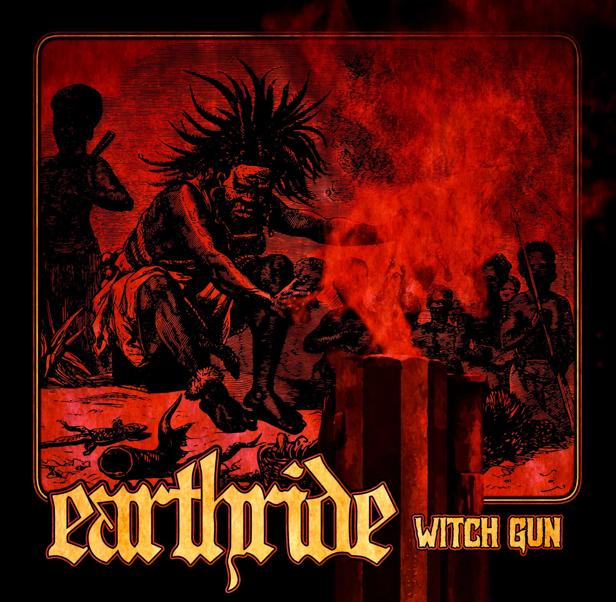 Earthride - Witch Gun 7" Vinyl Record (US version)