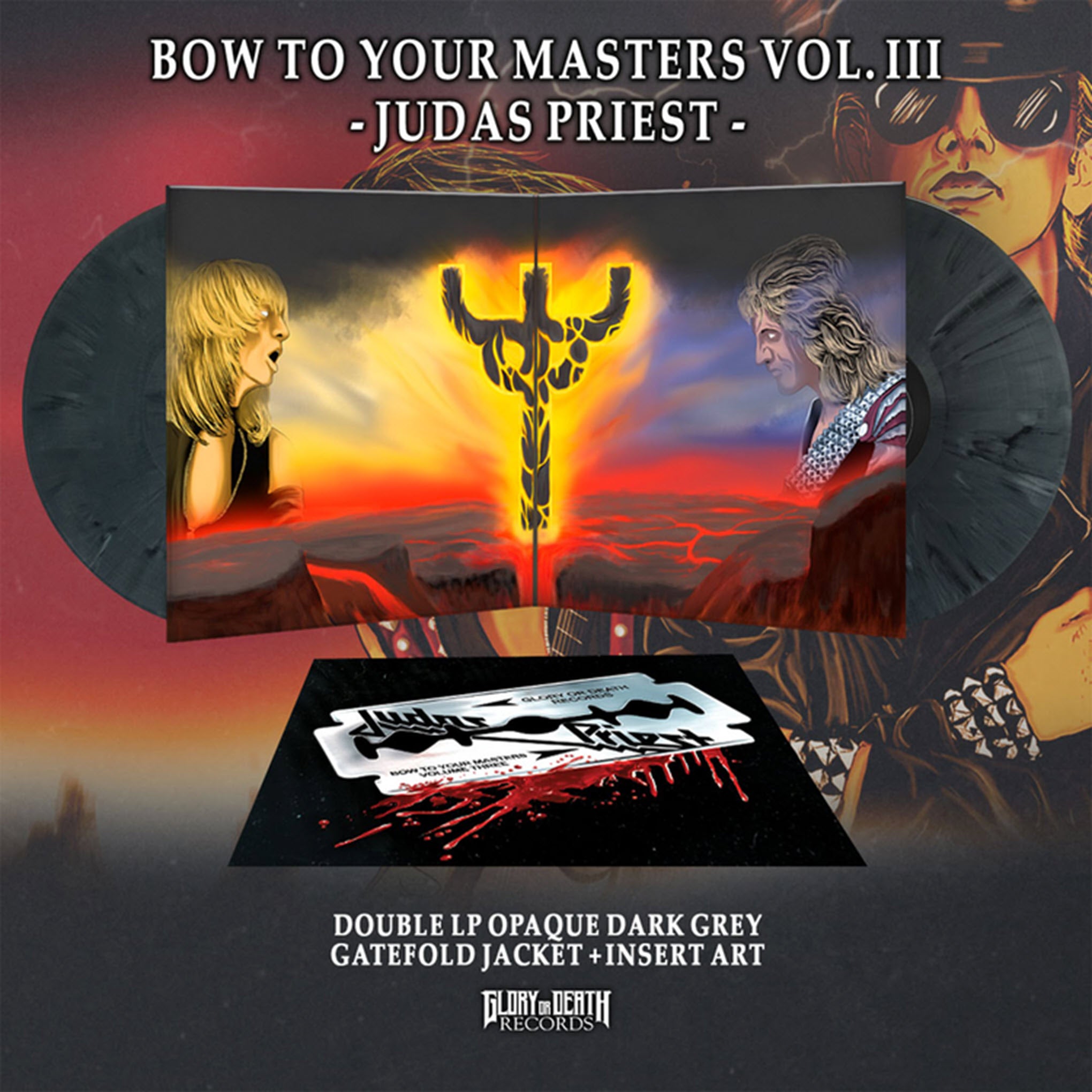 Various Artists - Bow To Your Masters Volume 3: Judas Priest Limited Dark Grey Edition Double LP