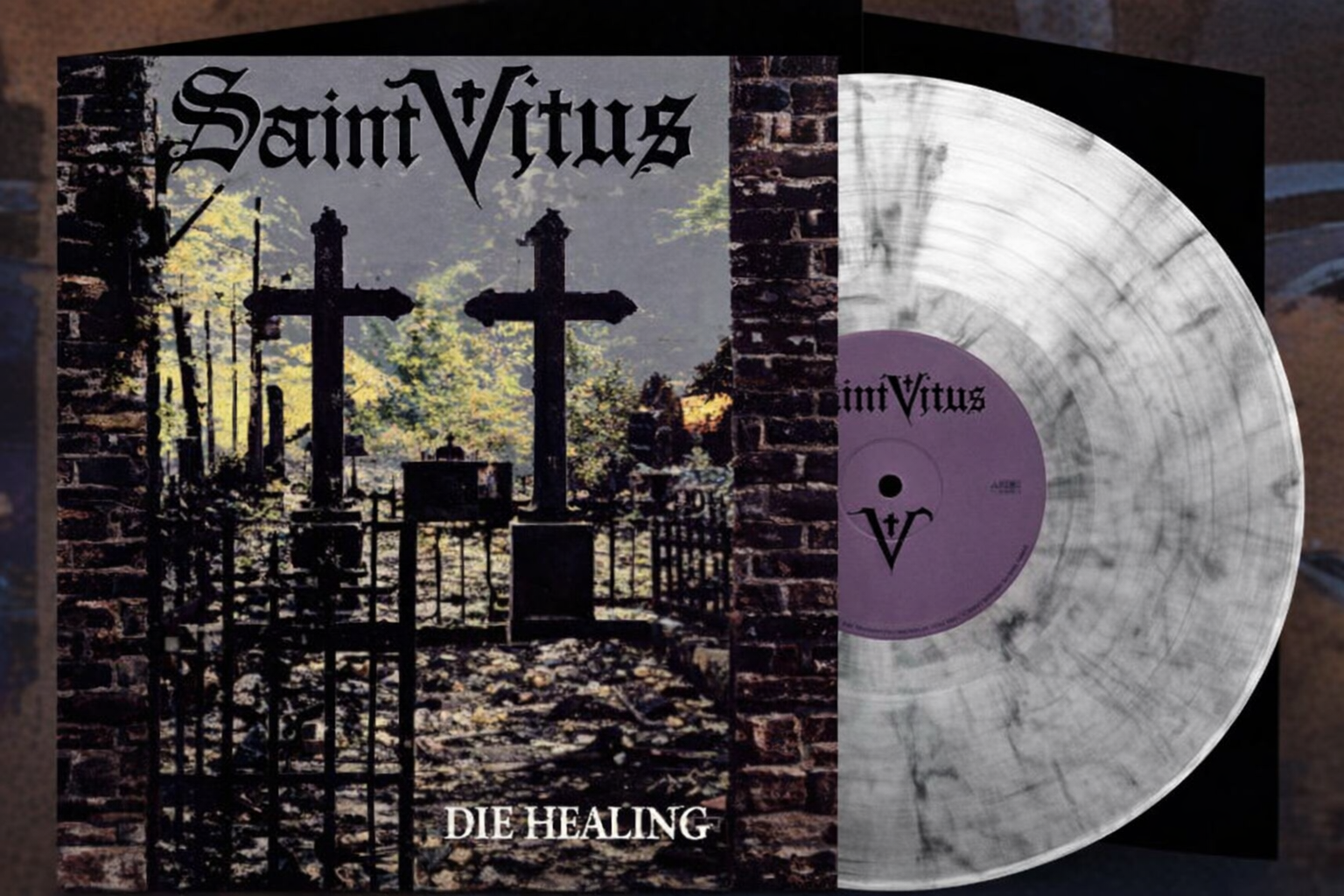 Saint Vitus - Die Healing Limited Edition Marbled White Color Vinyl 12" (Import)