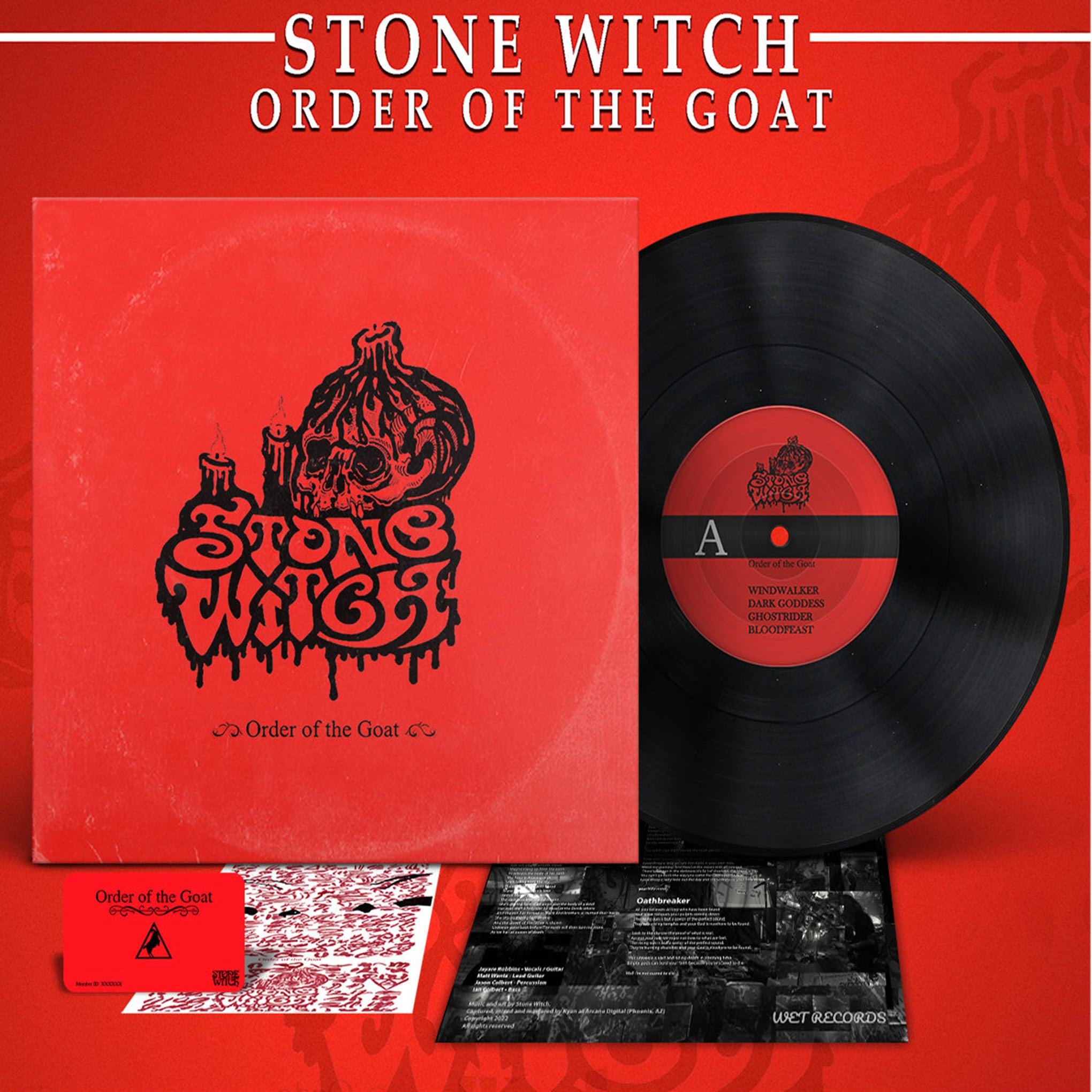 Stone Witch - Order Of The Goat Vinyl 12" LP