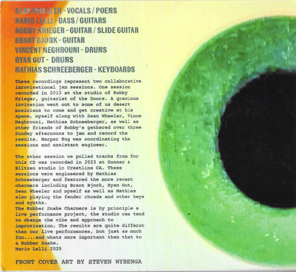 The Rubber Snake Charmers - Electric Mecca CD