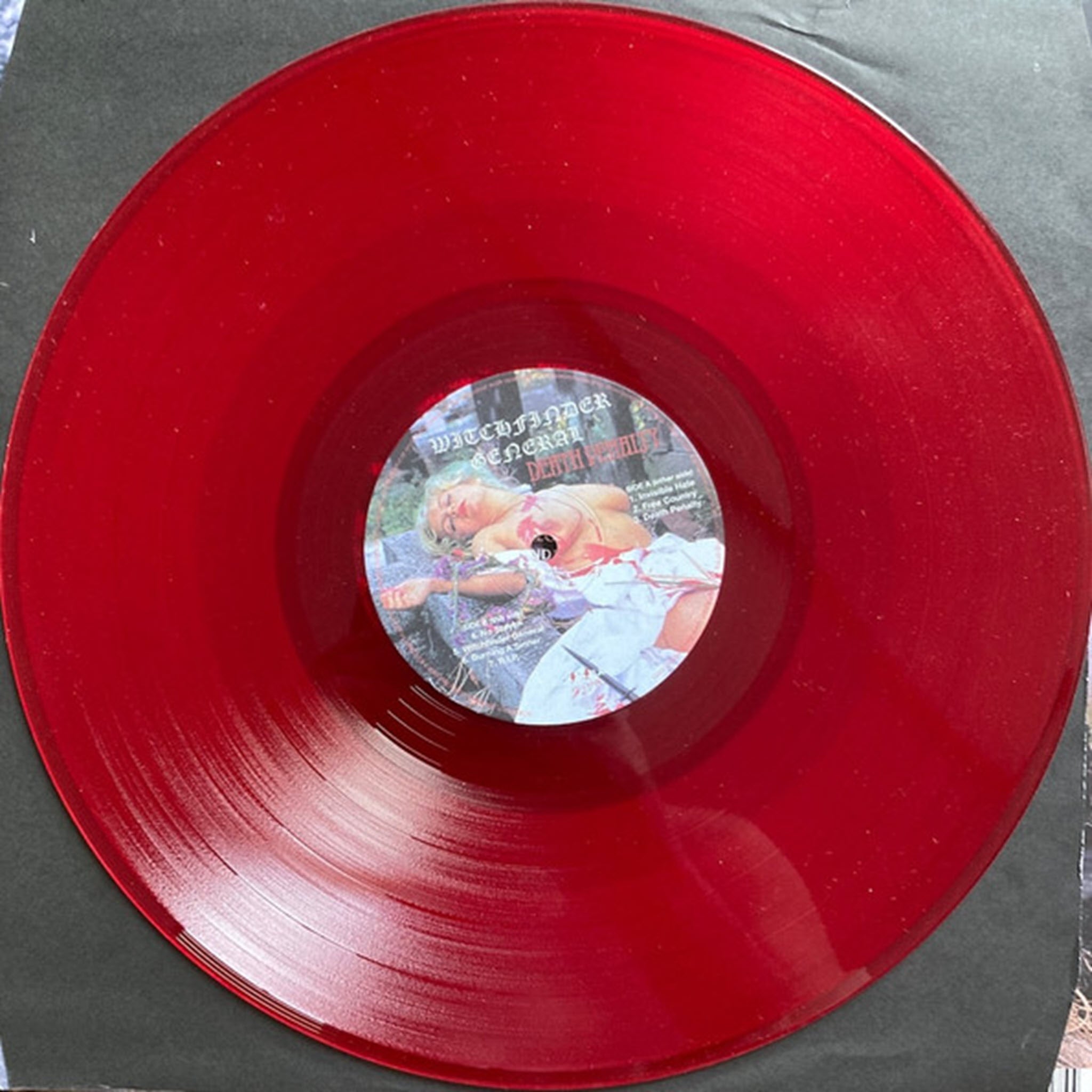 Witchfinder General - Death Penalty Limited Edition Red Vinyl 12" LP - Import